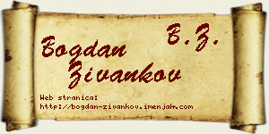 Bogdan Živankov vizit kartica
